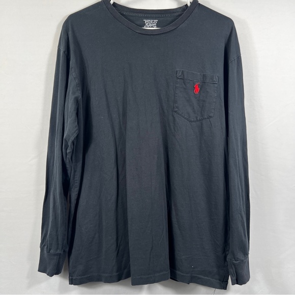 Polo Ralph Lauren Faded Blue Long Sleeve Shirt XL 0644 - Picture 1 of 11